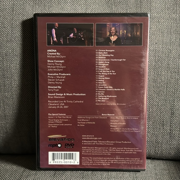 Anuna Celtic Origins: Magical Mystical Emotional DVD - Picture 2 of 4